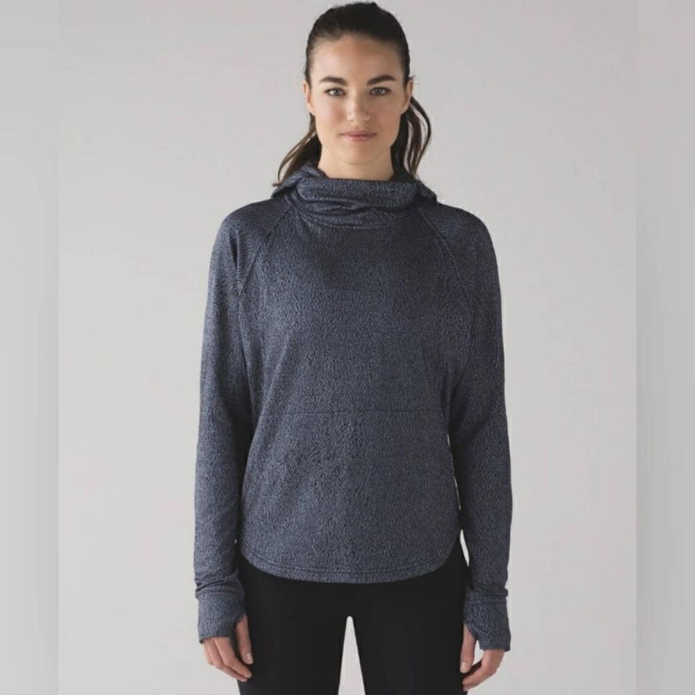 Lululemon 10 Pullover Long Sleeve Hoodie Athleisure Activewear Outdoors Layers - Picture 11 of 12